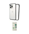 ieg™ iPhone 14 Pro Kılıf Pusula Asil Koleksiyonu - Siyah 20D Premium Cam Ekran Koruyucu