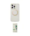 ieg™ iPhone 14 Pro Kılıf Pusula Form - Siyah 20D Premium Cam Ekran Koruyucu
