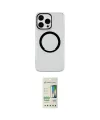 ieg™ iPhone 14 Pro Kılıf Pusula Form - Siyah 20D Premium Cam Ekran Koruyucu