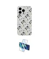 ieg™ iPhone 14 Pro Kılıf Pusula Form - Siyah 3D Antistatik Cam Ekran Koruyucu