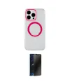 ieg™ iPhone 14 Pro Kılıf Pusula Form - Siyah 3D Antistatik Hayalet Cam Ekran Koruyucu