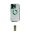 ieg™ iPhone 14 Pro Kılıf Pusula Form - Siyah Joko Magic 5D Hayalet Cam