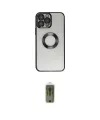 ieg™ iPhone 14 Pro Kılıf Pusula Form - Siyah Joko Magic 5D Hayalet Cam
