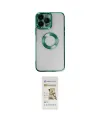 ieg™ iPhone 14 Pro Kılıf Pusula Form - Siyah Mat Seramik Nano Ekran Koruyucu