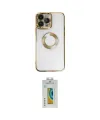 ieg™ iPhone 14 Pro Kılıf Pusula Form - Siyah Polymer Nano Ekran Koruyucu