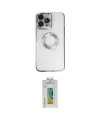 ieg™ iPhone 14 Pro Kılıf Pusula Form - Siyah Polymer Nano Ekran Koruyucu