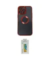 ieg™ iPhone 14 Pro Kılıf Pusula Form - Siyah Polymer Nano Ekran Koruyucu