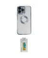 ieg™ iPhone 14 Pro Kılıf Pusula Form - Siyah Polymer Nano Ekran Koruyucu