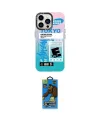 ieg™ iPhone 14 Pro Kılıf Siluet Çizgi Koleksiyonu - Siyah 18D Cam Ekran Koruyucu