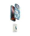 ieg™ iPhone 14 Pro Kılıf Siluet Doku - Şeffaf Pasifik Cam Ekran Koruyucu