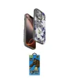 ieg™ iPhone 14 Pro Kılıf Siluet Doku - Siyah 18D Cam Ekran Koruyucu