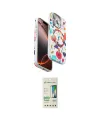 ieg™ iPhone 14 Pro Kılıf Siluet Doku - Siyah 20D Premium Cam Ekran Koruyucu