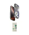 ieg™ iPhone 14 Pro Kılıf Siluet Doku - Siyah 20D Premium Cam Ekran Koruyucu