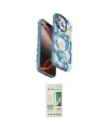 ieg™ iPhone 14 Pro Kılıf Siluet Doku - Siyah 20D Premium Cam Ekran Koruyucu