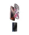 ieg™ iPhone 14 Pro Kılıf Siluet Doku - Siyah 3D Antistatik Hayalet Cam Ekran Koruyucu