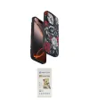 ieg™ iPhone 14 Pro Kılıf Siluet Doku - Siyah Mat Seramik Nano Ekran Koruyucu