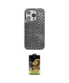 ieg™ iPhone 14 Pro Kılıf Siluet Form Serisi - Siyah Buffer Cam Ekran Koruyucu