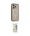 ieg™ iPhone 14 Pro Kılıf Siluet Işık Koleksiyonu - Siyah 20D Premium Cam Ekran Koruyucu