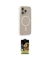 ieg™ iPhone 14 Pro Kılıf Siluet Işık Koleksiyonu - Siyah Buffer Cam Ekran Koruyucu