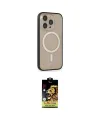 ieg™ iPhone 14 Pro Kılıf Siluet Işık Koleksiyonu - Siyah Buffer Cam Ekran Koruyucu