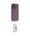 ieg™ iPhone 14 Pro Kılıf Siluet Minimal Özel Seri - Şeffaf Pasifik Cam Ekran Koruyucu