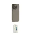 ieg™ iPhone 14 Pro Kılıf Siluet Minimal Özel Seri - Şeffaf Pasifik Cam Ekran Koruyucu
