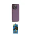 ieg™ iPhone 14 Pro Kılıf Siluet Minimal Özel Seri - Siyah 18D Cam Ekran Koruyucu