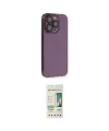 ieg™ iPhone 14 Pro Kılıf Siluet Minimal Özel Seri - Siyah 20D Premium Cam Ekran Koruyucu
