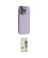ieg™ iPhone 14 Pro Kılıf Siluet Minimal Özel Seri - Siyah 20D Premium Cam Ekran Koruyucu