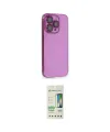 ieg™ iPhone 14 Pro Kılıf Siluet Minimal Özel Seri - Siyah 20D Premium Cam Ekran Koruyucu
