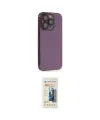 ieg™ iPhone 14 Pro Kılıf Siluet Minimal Özel Seri - Siyah 6D Mat Seramik Hayalet Nano Ekran Koruyucu