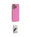 ieg™ iPhone 14 Pro Kılıf Siluet Minimal Özel Seri - Siyah Bilvis 3D Mat Cam Ekran Koruyucu