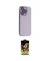 ieg™ iPhone 14 Pro Kılıf Siluet Minimal Özel Seri - Siyah Buffer Cam Ekran Koruyucu