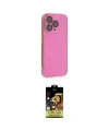 ieg™ iPhone 14 Pro Kılıf Siluet Minimal Özel Seri - Siyah Buffer Cam Ekran Koruyucu