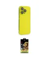 ieg™ iPhone 14 Pro Kılıf Siluet Minimal Özel Seri - Siyah Buffer Cam Ekran Koruyucu