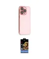 ieg™ iPhone 14 Pro Kılıf Siluet Minimal Özel Seri - Siyah Buffer Hayalet Cam Ekran Koruyucu