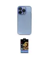 ieg™ iPhone 14 Pro Kılıf Siluet Minimal Özel Seri - Siyah Buffer Hayalet Cam Ekran Koruyucu