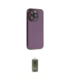 ieg™ iPhone 14 Pro Kılıf Siluet Minimal Özel Seri - Siyah Joko Magic 5D Hayalet Cam
