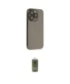 ieg™ iPhone 14 Pro Kılıf Siluet Minimal Özel Seri - Siyah Joko Magic 5D Hayalet Cam