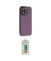 ieg™ iPhone 14 Pro Kılıf Siluet Minimal Özel Seri - Siyah Polymer Nano Ekran Koruyucu