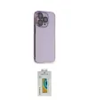 ieg™ iPhone 14 Pro Kılıf Siluet Minimal Özel Seri - Siyah Polymer Nano Ekran Koruyucu