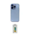 ieg™ iPhone 14 Pro Kılıf Siluet Minimal Özel Seri - Siyah Polymer Nano Ekran Koruyucu