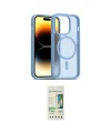 ieg™ iPhone 14 Pro Kılıf Siluet Minimal Prime - Siyah 20D Premium Cam Ekran Koruyucu