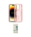 ieg™ iPhone 14 Pro Kılıf Siluet Minimal Prime - Siyah 20D Premium Cam Ekran Koruyucu