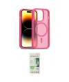 ieg™ iPhone 14 Pro Kılıf Siluet Minimal Prime - Siyah 20D Premium Cam Ekran Koruyucu