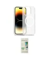 ieg™ iPhone 14 Pro Kılıf Siluet Minimal Prime - Siyah 20D Premium Cam Ekran Koruyucu