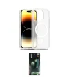 ieg™ iPhone 14 Pro Kılıf Siluet Minimal Prime - Siyah 360 Mat Full Body Arka Koruyucu