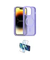 ieg™ iPhone 14 Pro Kılıf Siluet Minimal Prime - Siyah 3D Antistatik Cam Ekran Koruyucu