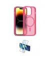 ieg™ iPhone 14 Pro Kılıf Siluet Minimal Prime - Siyah 3D Antistatik Cam Ekran Koruyucu