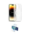 ieg™ iPhone 14 Pro Kılıf Siluet Minimal Prime - Siyah 3D Antistatik Cam Ekran Koruyucu